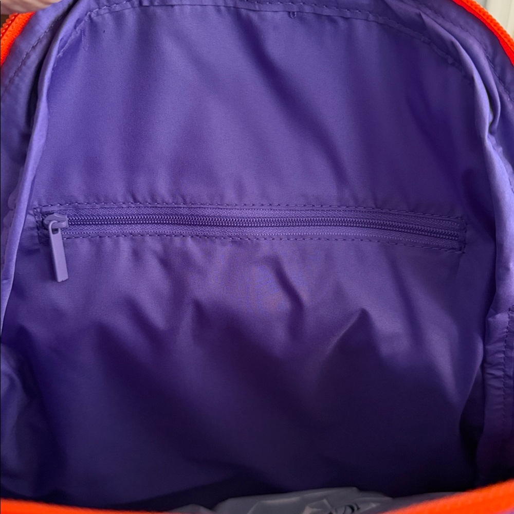 Vera Bradley Lighten Up Essential Backpack Purple Colorblock - Picture 8 of 9